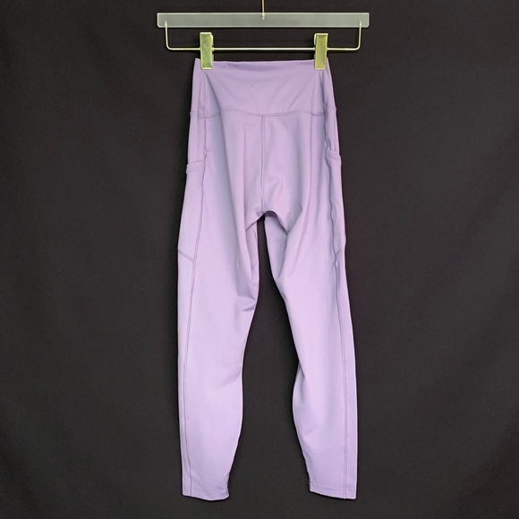 NIKE One — High Waisted 7/8 Leggings w/ Pockets SMALL Lilac Purple - NWT - Picture 3 of 14